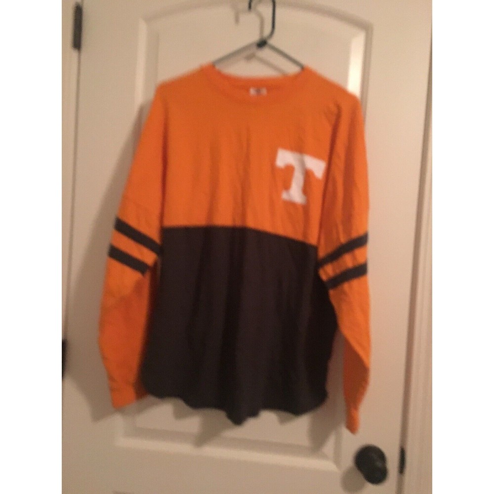 Three Square Tennessee Volunteers University Adult Long Sleeve Shirt Top Size M